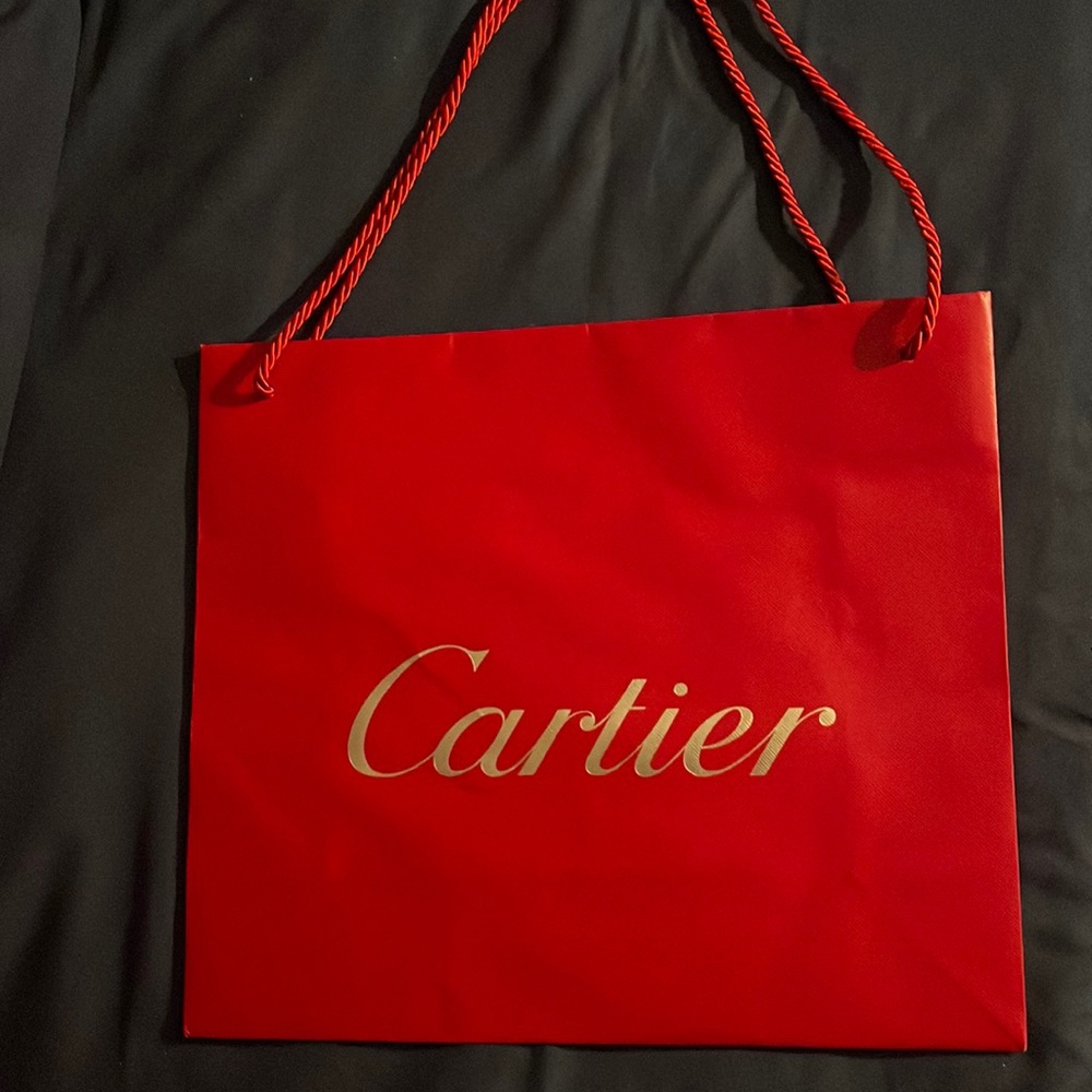 CARTIER - Red Medium Shopping bag